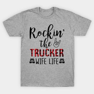 Sign Language Love Rockin' Trucker Wife Life T-Shirt